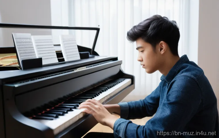 음악이론 시험 최신 트렌드 - **Prompt:** A passionate young musician, approximately 16-19 years old, is seated in a cozy, inspiri... 음악이론 시험 최신 트렌드 - **Prompt:** A passionate young musician, approximately 16-19 years old, is seated in a cozy, inspiri...