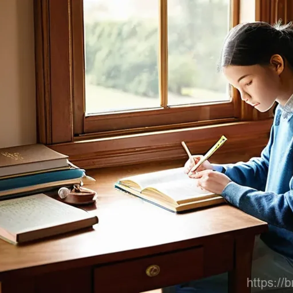 음악이론 시험장 긴장 극복 방법 - **Prompt 1: Serene Study Sanctuary**
"A young adult, appearing to be in their late teens, is sea...